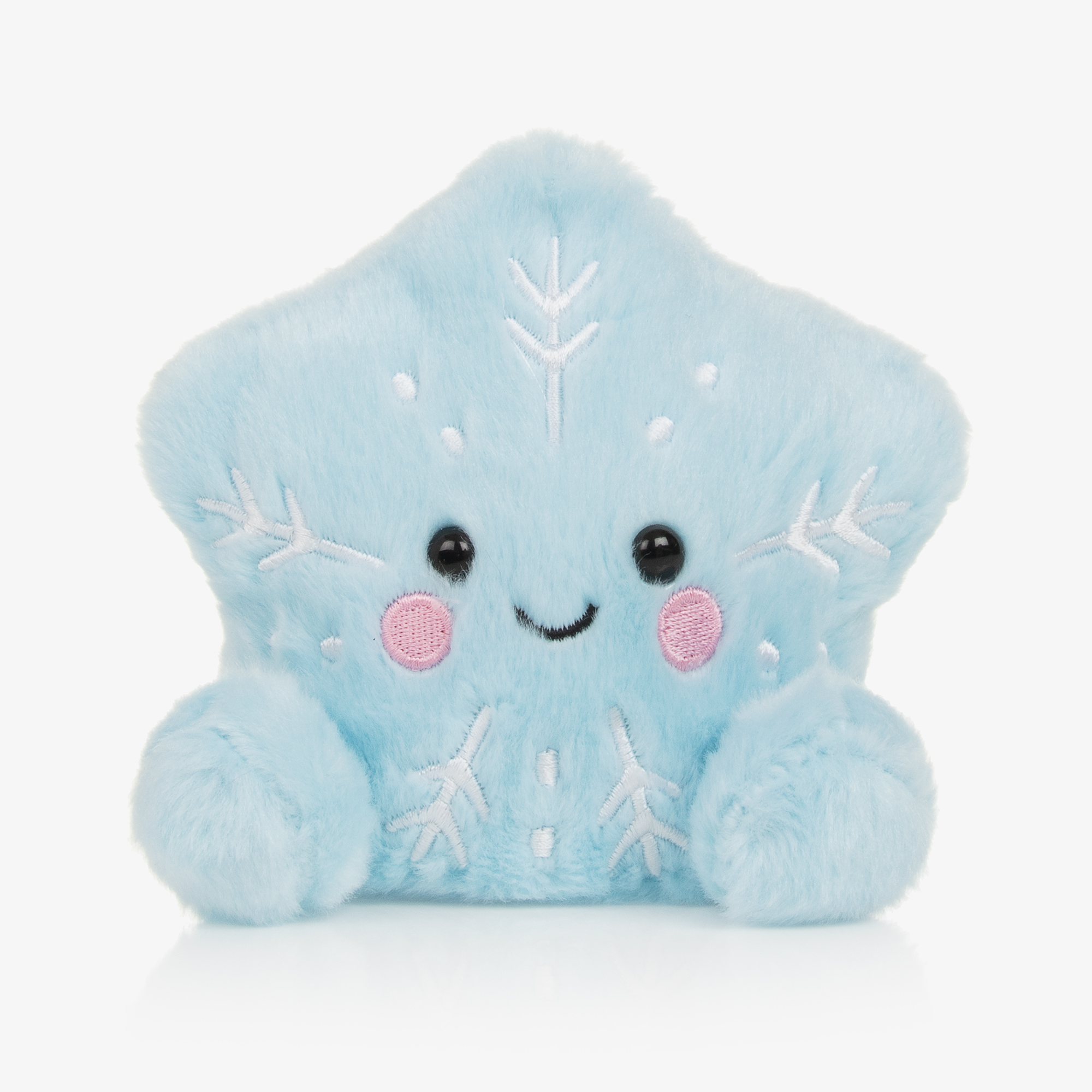 Aurora Palm Pals - Pale Blue Frosty Snowflake Soft Toy (12 cm