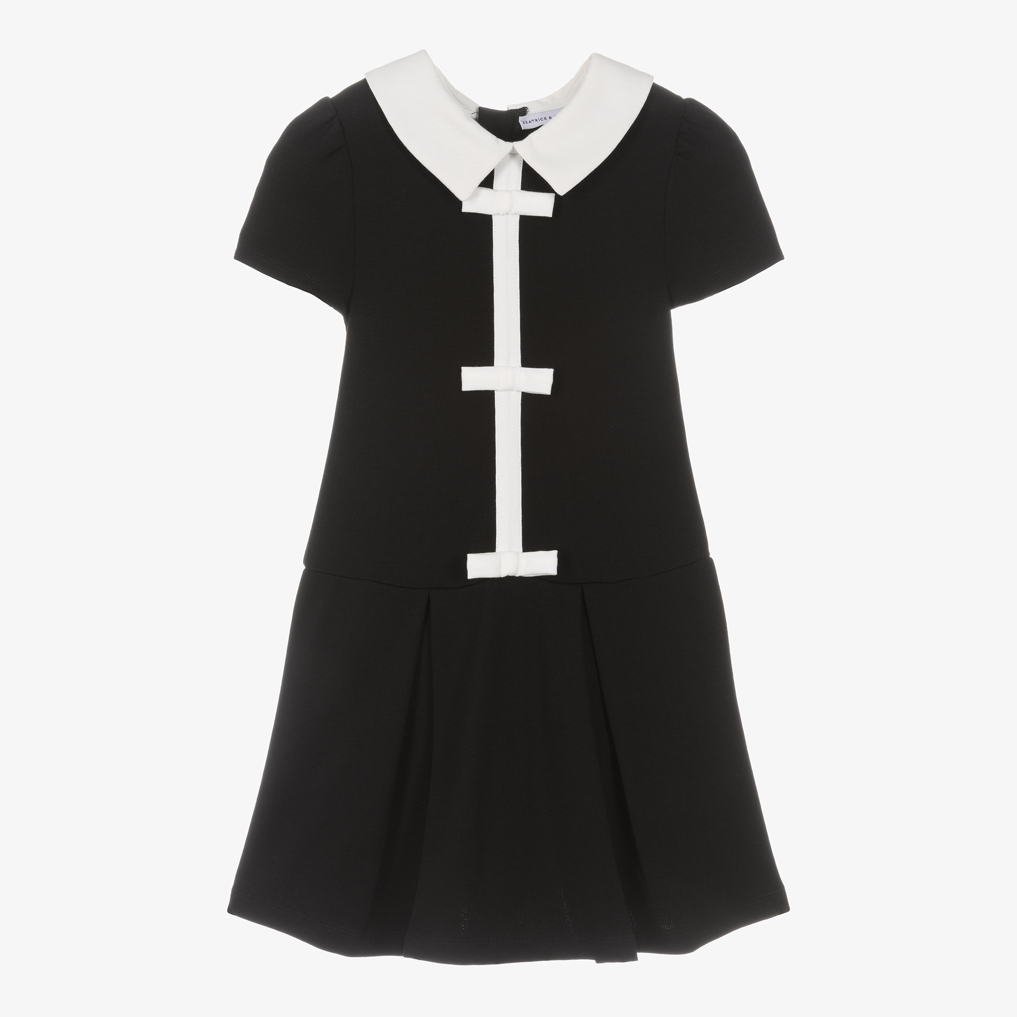 black & white jersey dress Belle Breton Stripe Jersey Dress main image 1