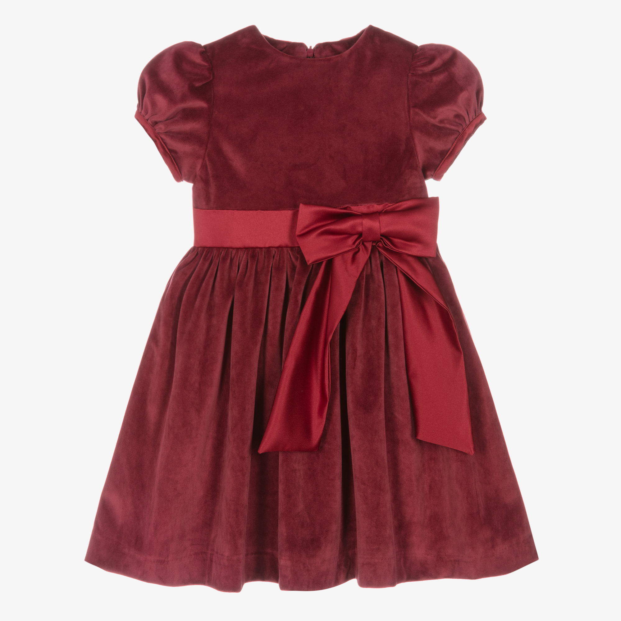 burgundy velvet dress kids BURGUNDY VELVET DRESS