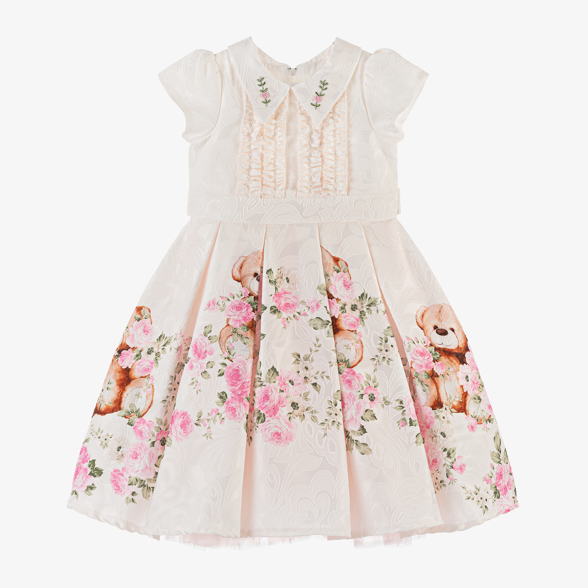 white christmas dresses READY TEDDY BEAR MINI DRESS – AKIRA main image 0