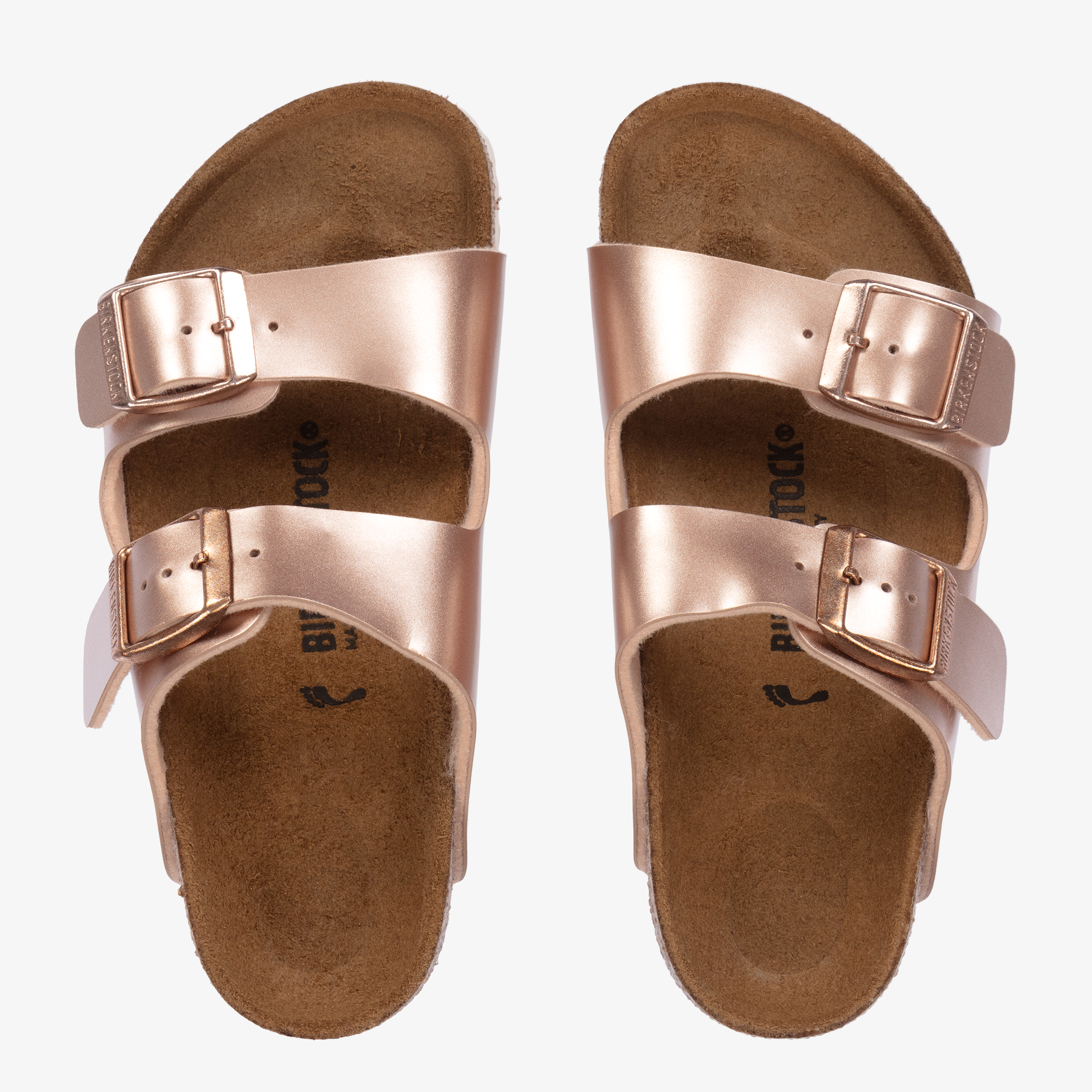 Birkenstock Girls Rose Gold Buckle Sandals Childrensalon