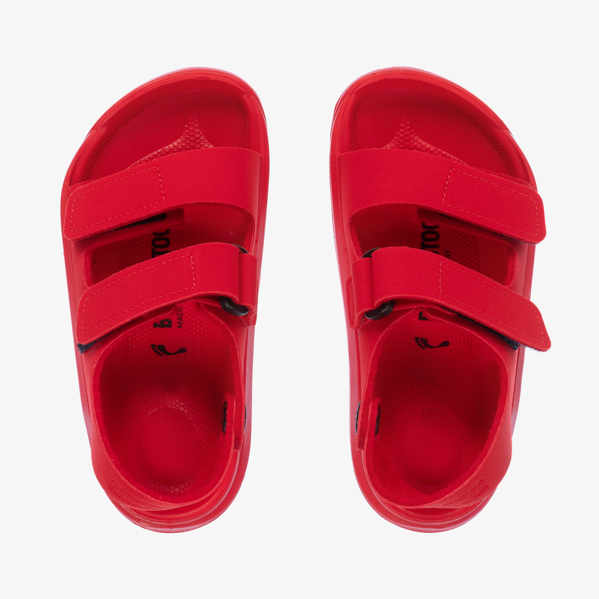 Birkenstock - Red Velcro Sandals | Childrensalon