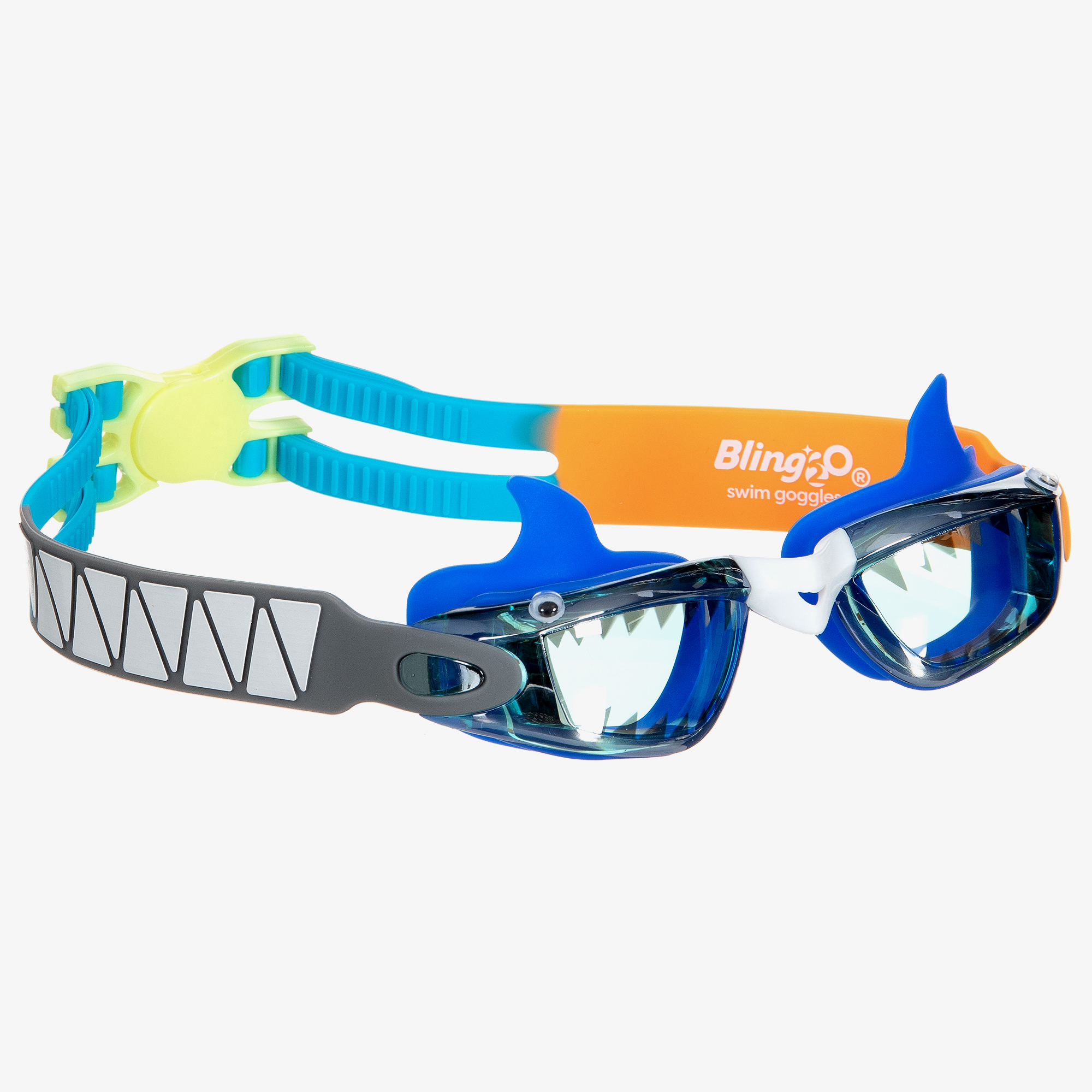 Bling2o Blue Shark Swimming Goggles Childrensalon