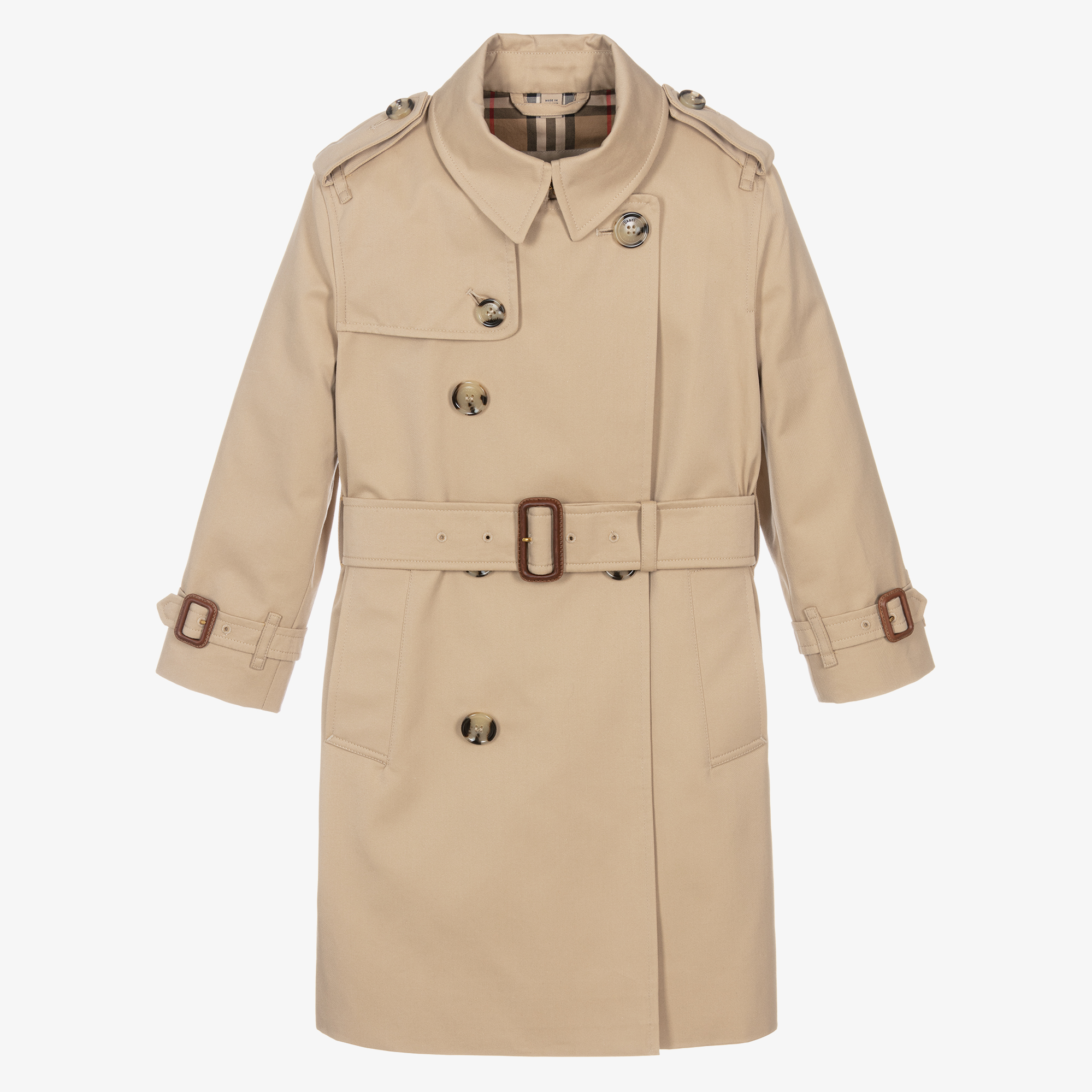 Burberry Beige Mayfair Trench Coat