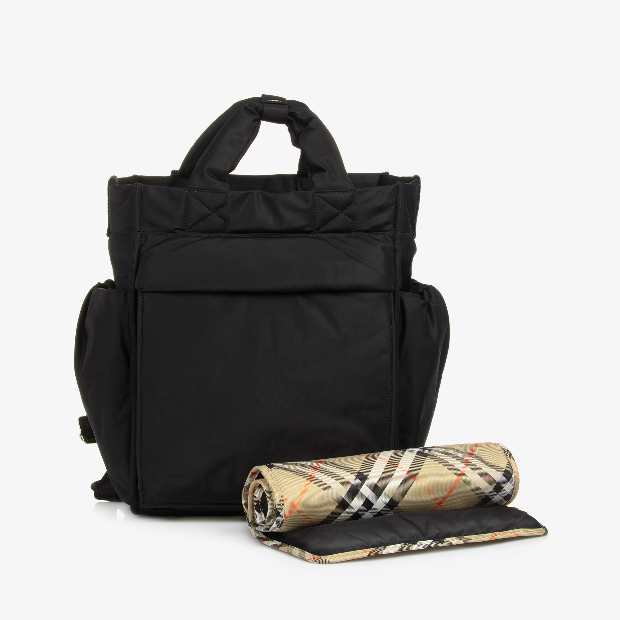 Burberry - Black Backpack Changing Bag (36cm) | Childrensalon