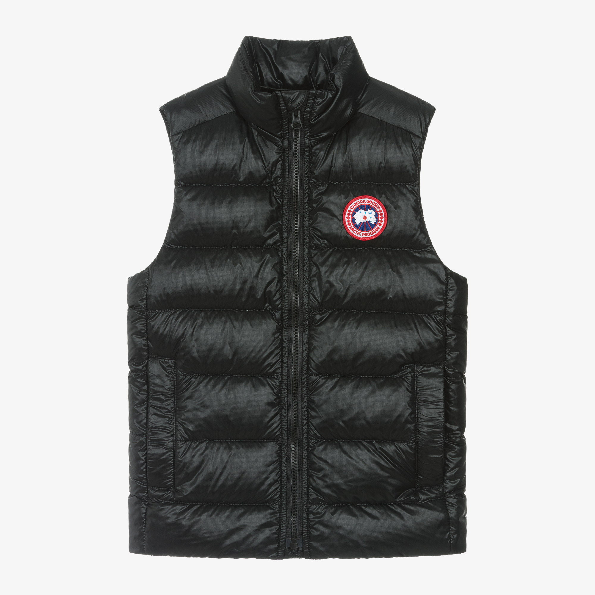 Canada Goose Black Crofton Packable Down Puffer Gilet