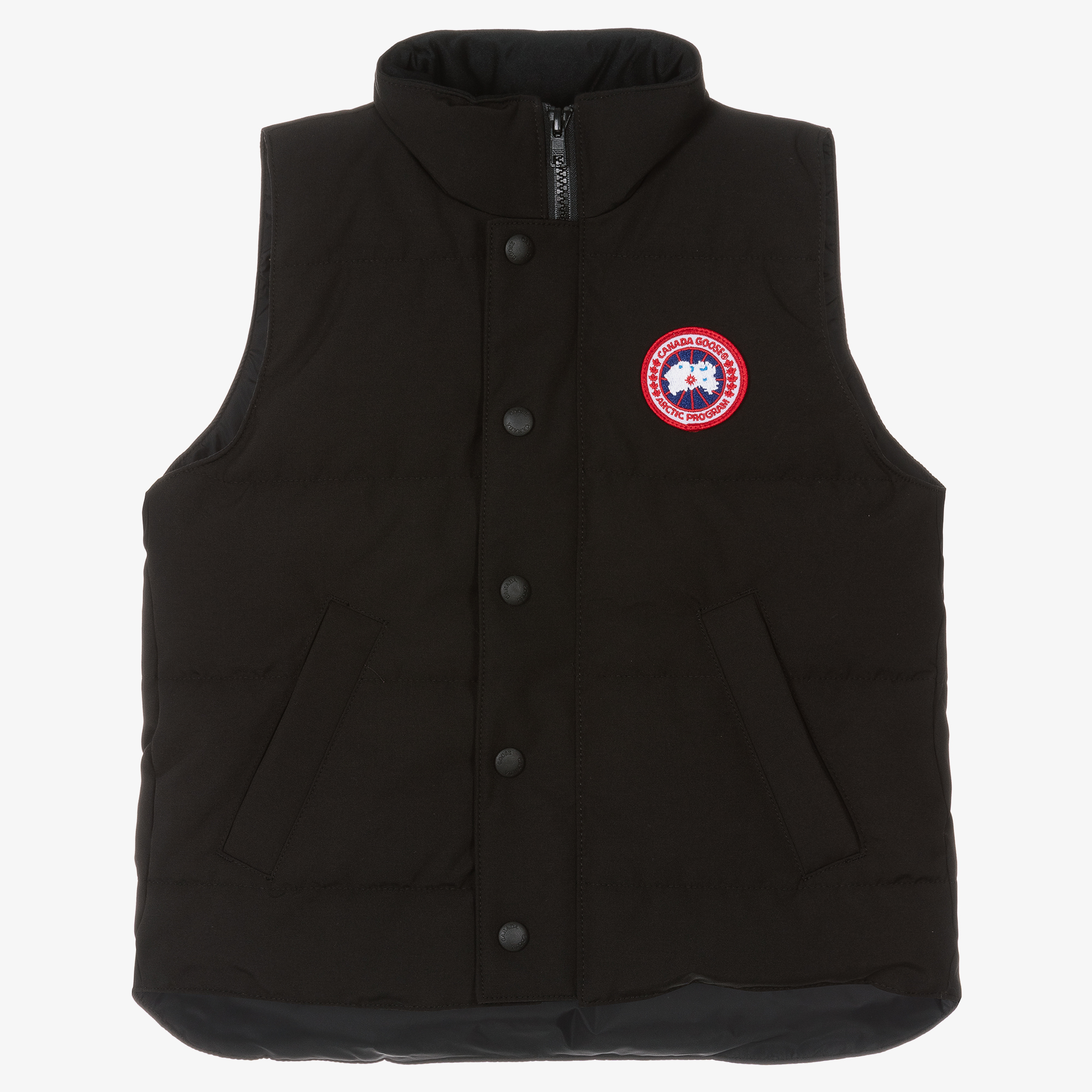 Canada Goose Black Down Padded Vanier Gilet