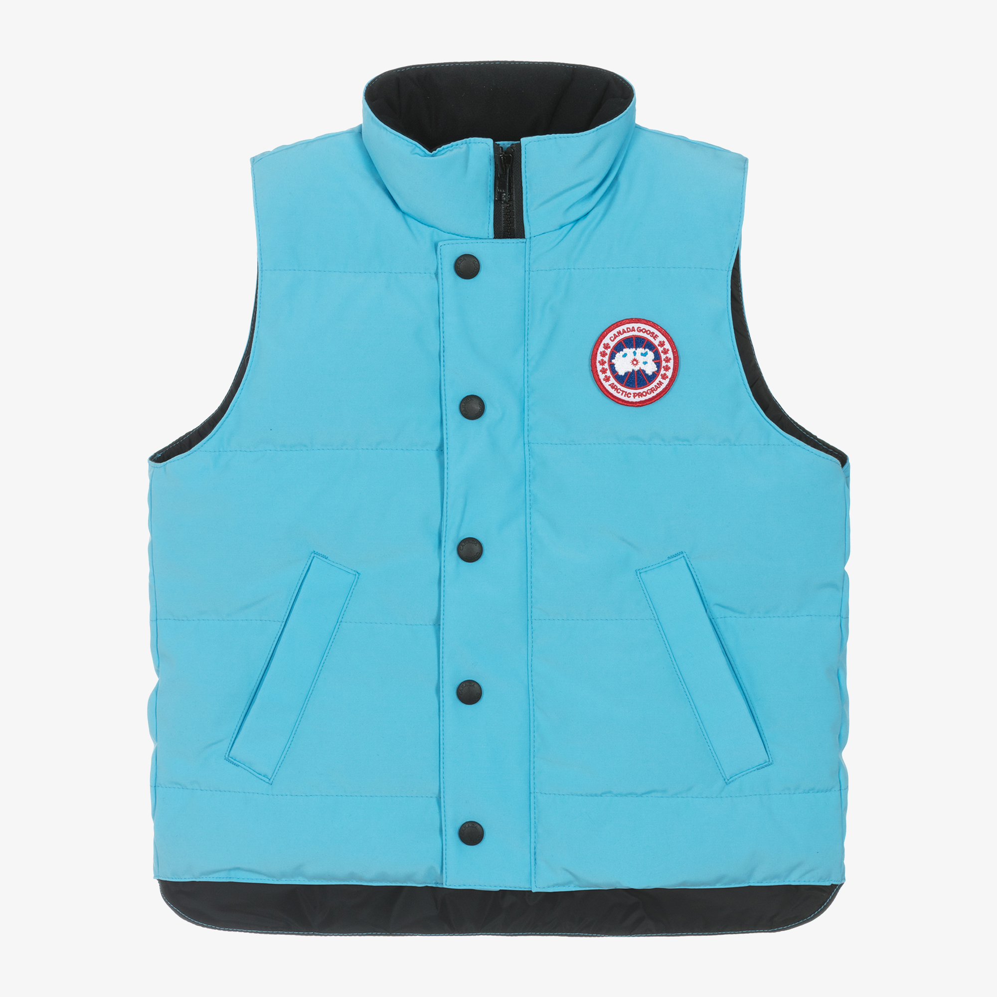 Canada Goose Blue Down Padded Vanier Gilet
