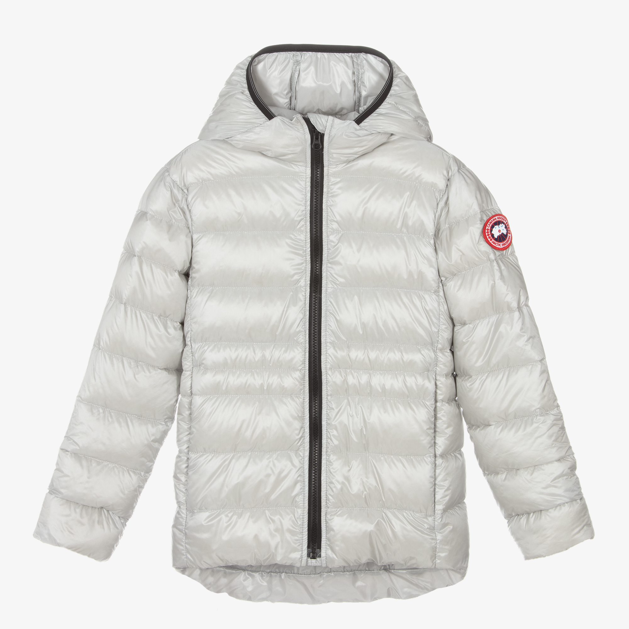 Canada Goose Girls Silver Down Padded Cypress Jacket