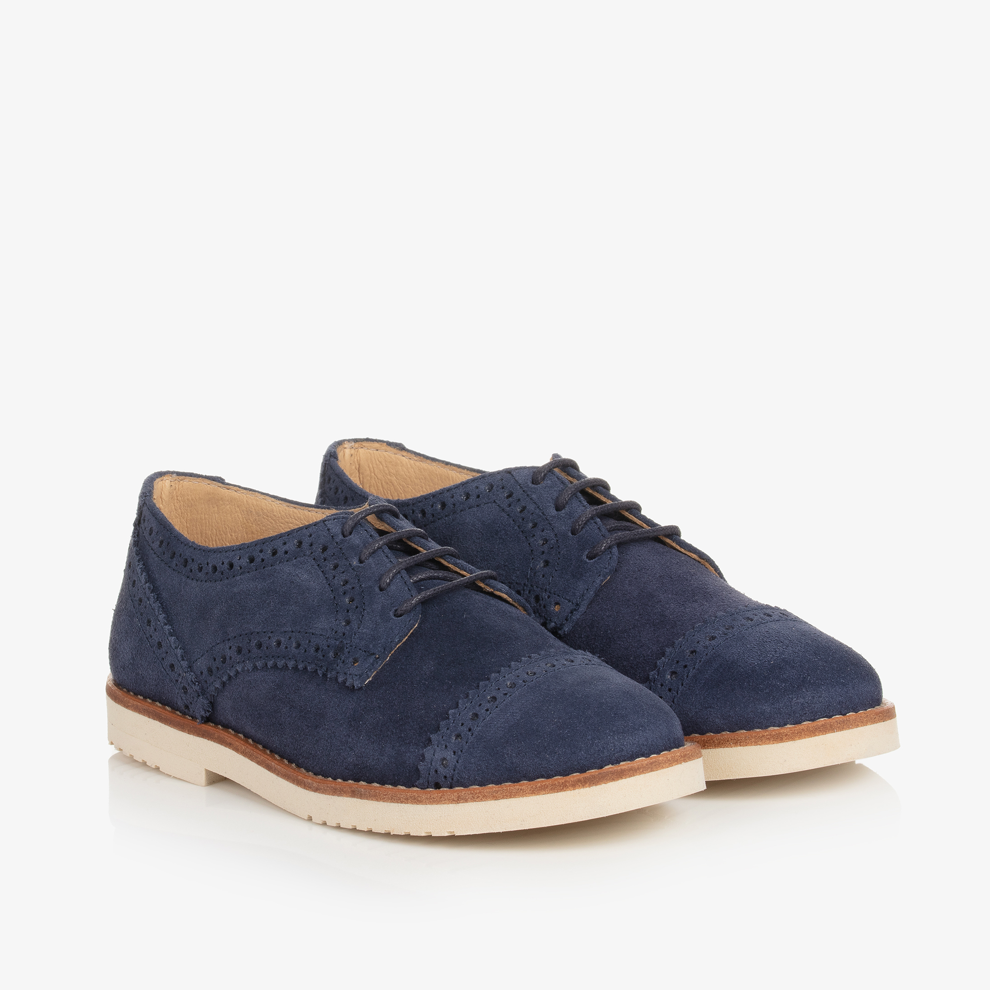 Roamers Mens 4 Eyelet Wing Brogue Oxford Shoes