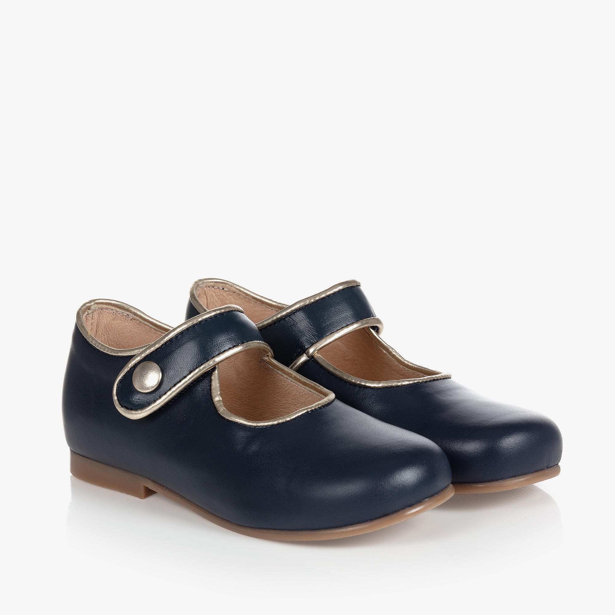 Children's Classics Girls Blue Gold Shoes Childrensalon