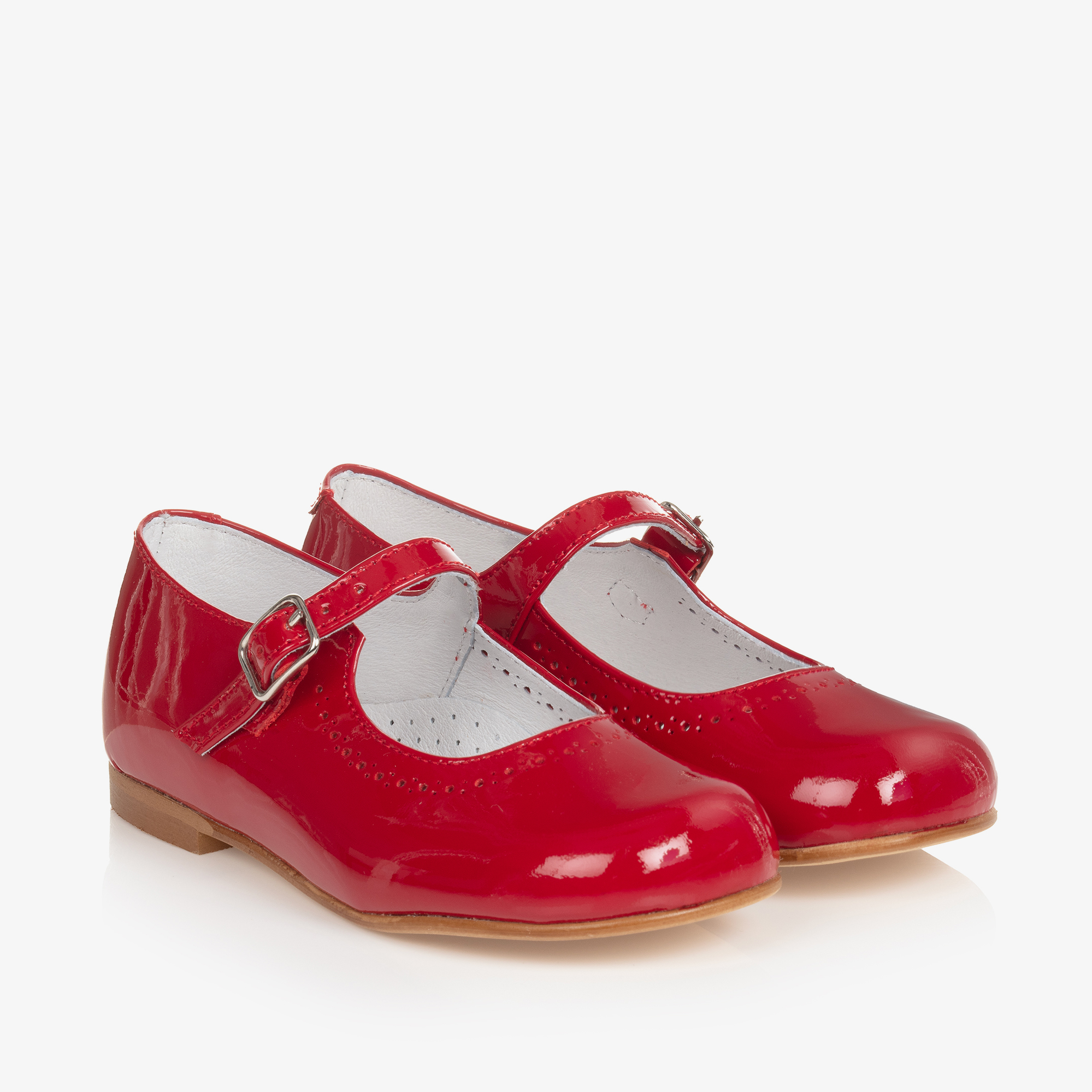 Children's Classics Red Patent Leather Mary Jane Shoes