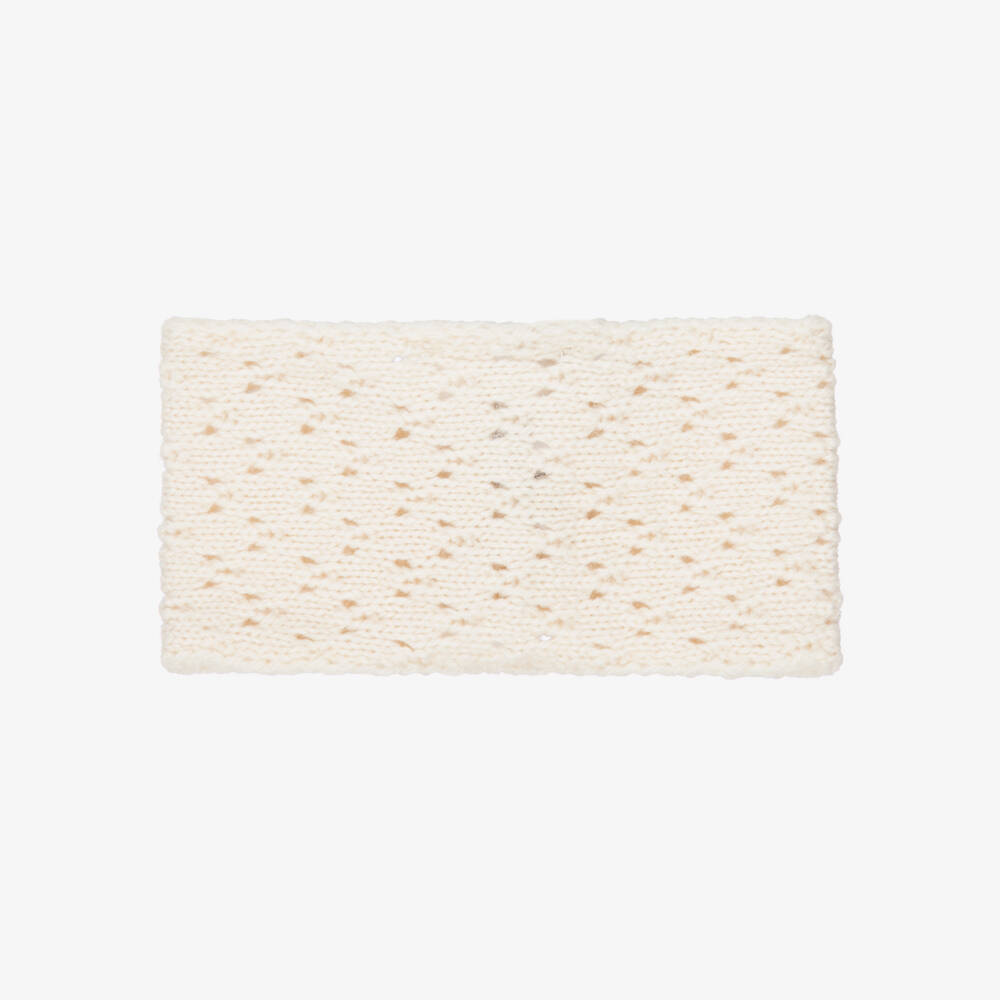 1 + in the family-Baby Girls Ivory Knitted Headband | Childrensalon