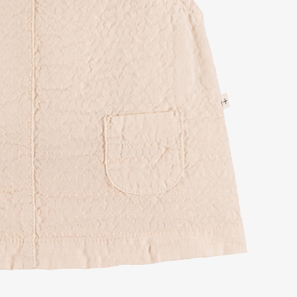 1 + in the family-Baby Girls Pale Pink Organic Cotton Shorts Set | Childrensalon