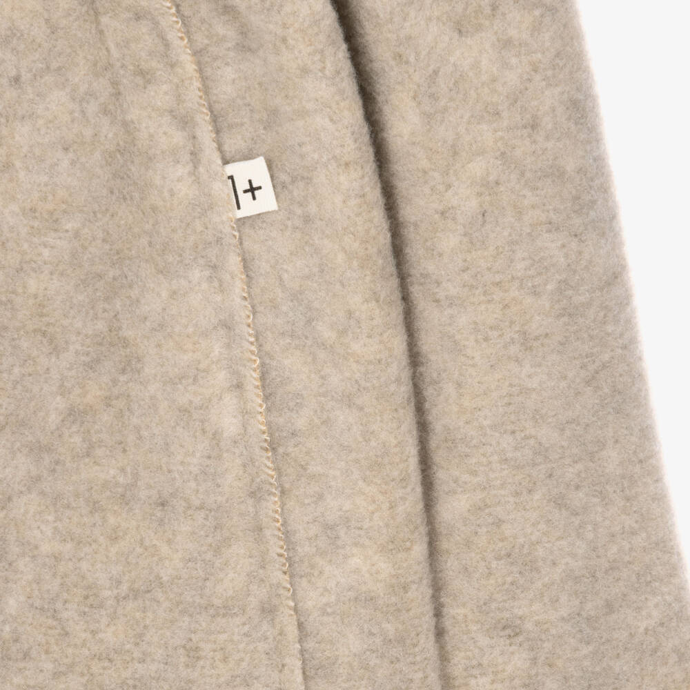 1 + in the family-Beige Polar Fleece Baby Trousers | Childrensalon