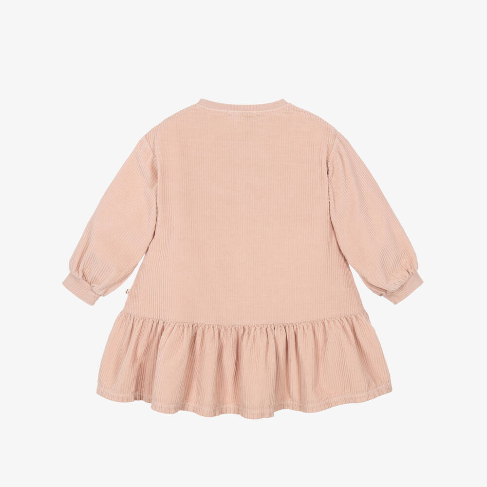 1 + in the family-Girls Pale Pink Corduroy Dress | Childrensalon