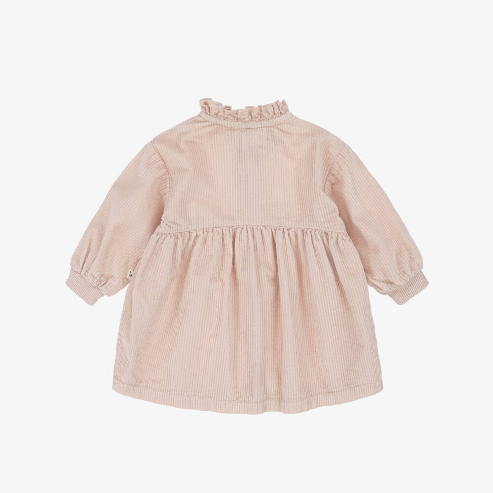 1 + in the family-Платье розовое из вельвета для девочек | Childrensalon