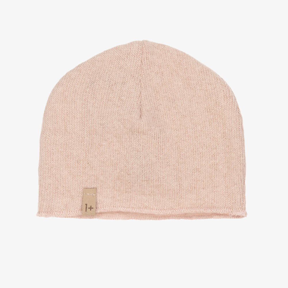 1 + in the family-Pink Knitted Baby Hat | Childrensalon
