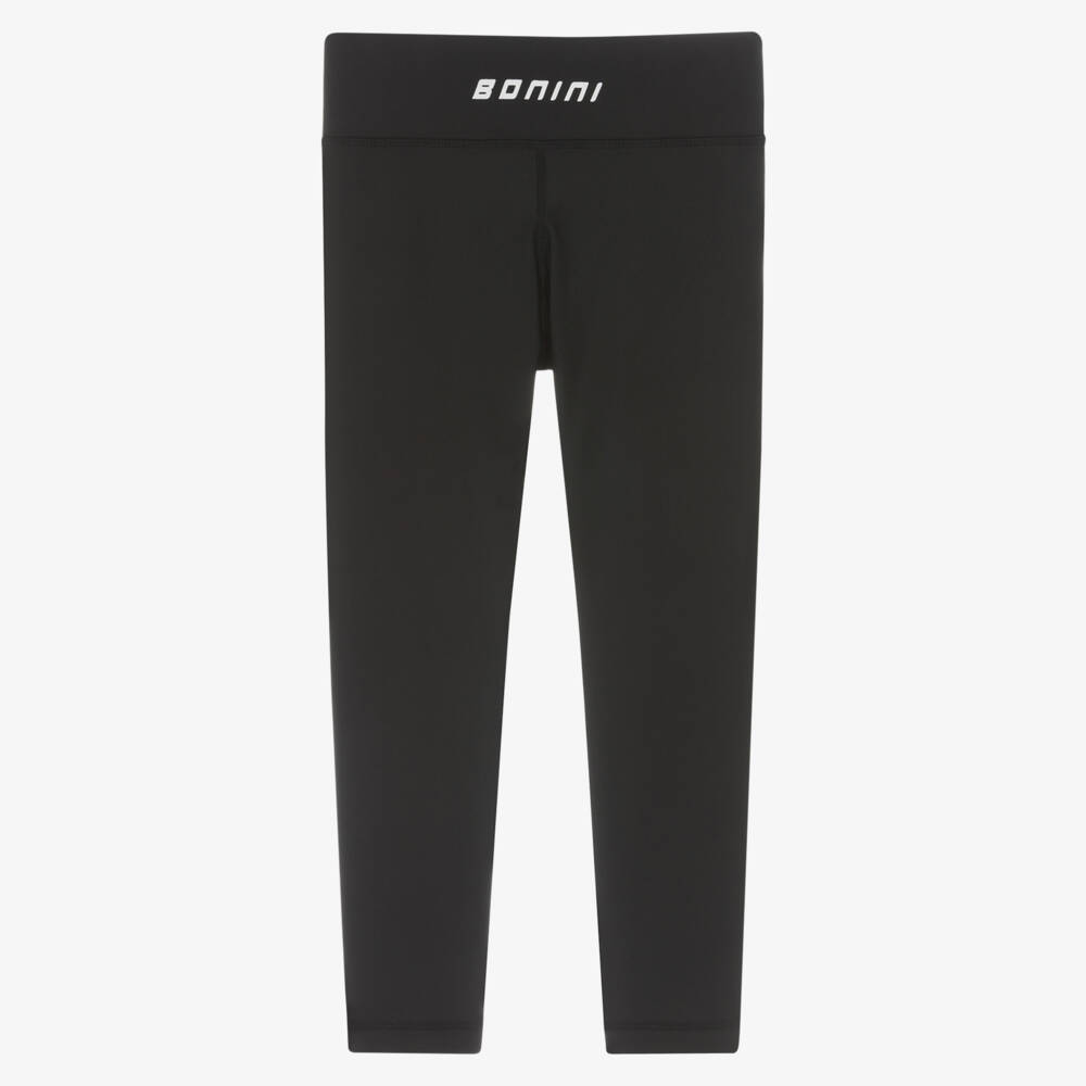 A Dee-Girls Black Full Length Sporty Leggings | Childrensalon