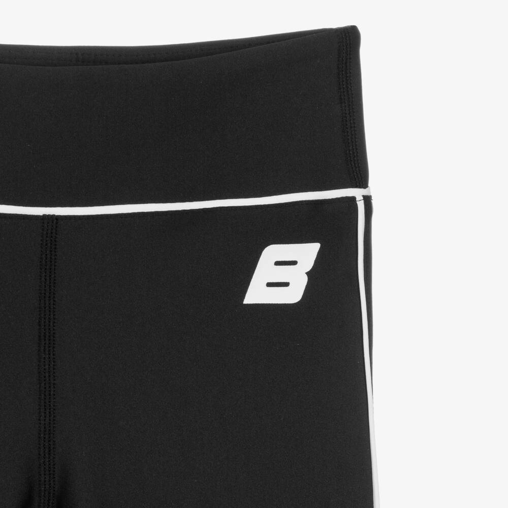A Dee-Girls Black & White Logo Activewear Leggings | Childrensalon