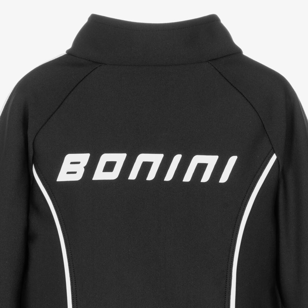 A Dee-Girls Black & White Logo Activewear Top | Childrensalon