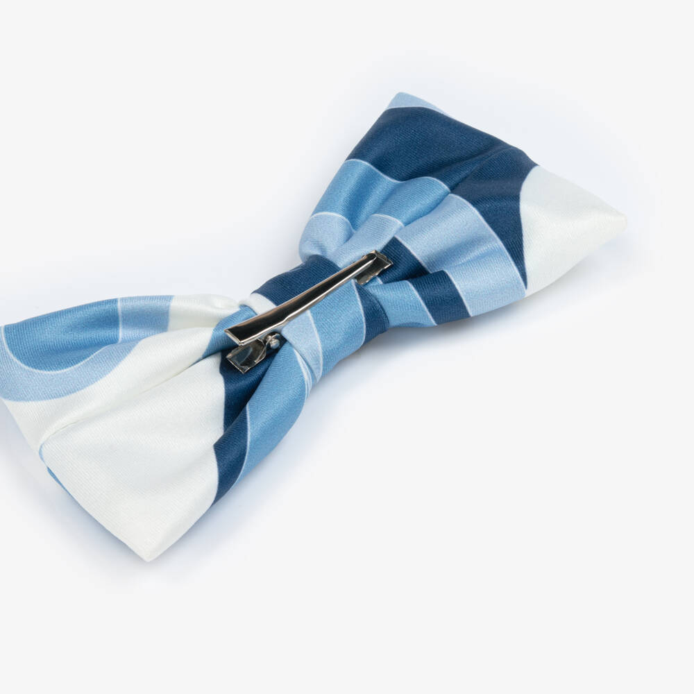 A Dee-Girls Blue Swirl Neoprene Hair Clip (14cm) | Childrensalon