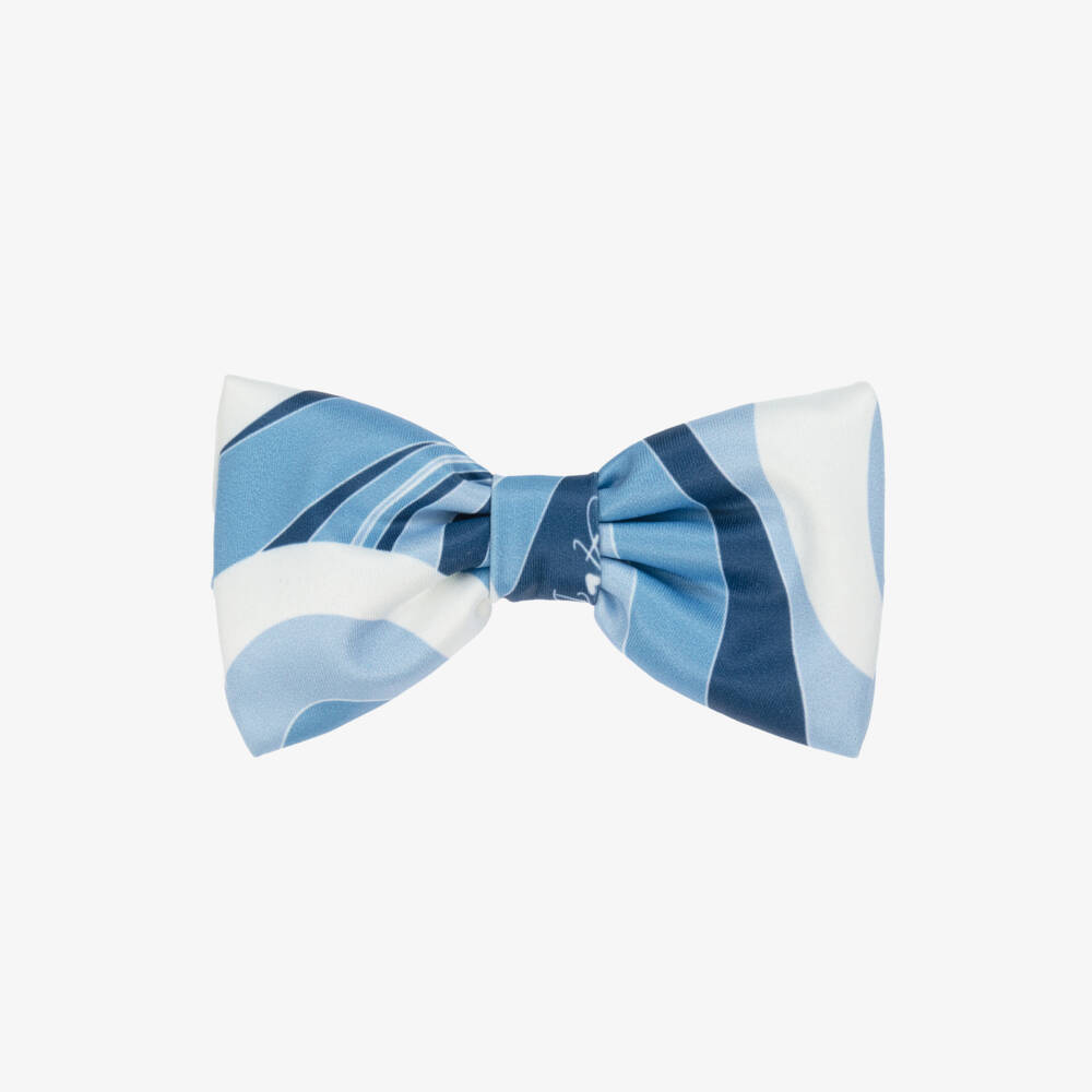 A Dee-Girls Blue Swirl Neoprene Hair Clip (14cm) | Childrensalon