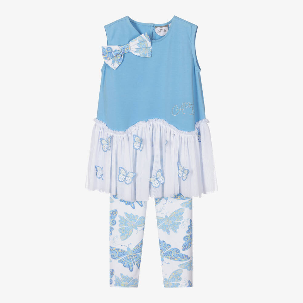 Butterflies Girls Top And Leggings Set
