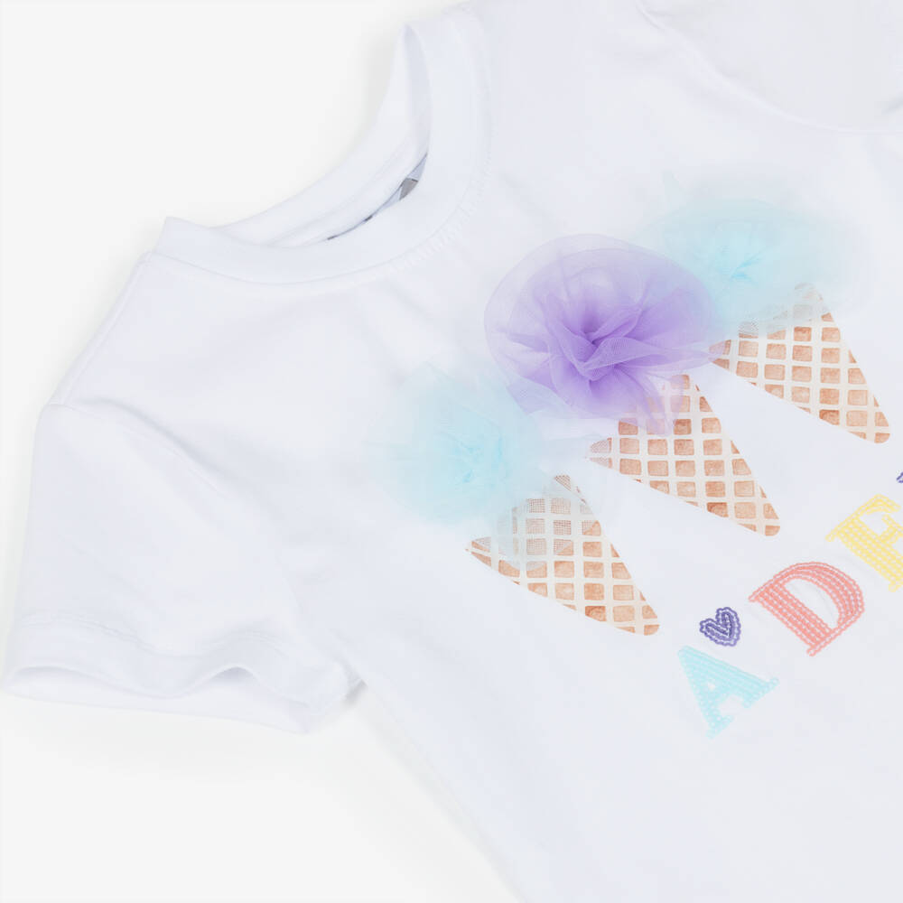 A Dee-Girls Lilac Purple & Pale Blue Tulle Skirt Set | Childrensalon