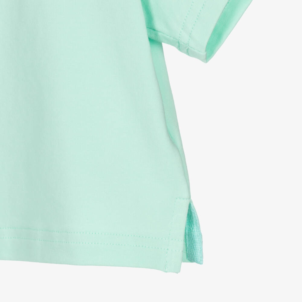 A Dee-Girls Mint Green Cotton Boxy T-Shirt | Childrensalon