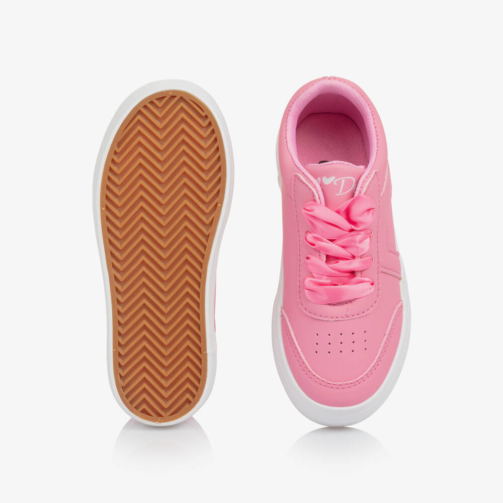 A Dee-Girls Pink Chunky Lace-Up Trainers | Childrensalon