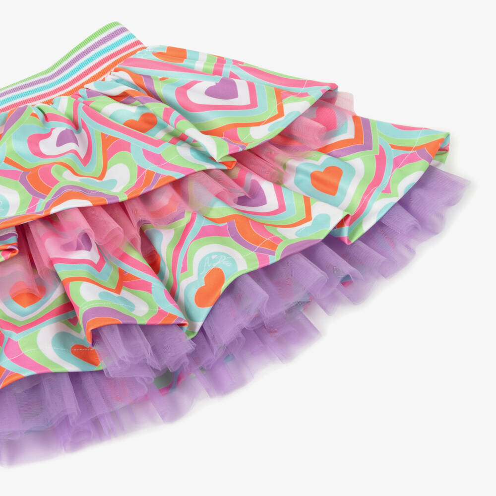 LEILA PINK HEART SKIRT