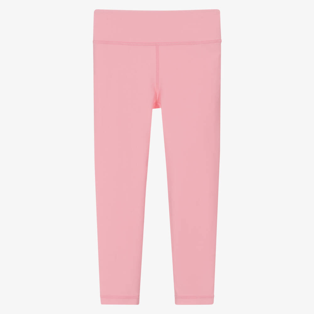 A Dee-Girls Pink Full Length Sporty Leggings | Childrensalon