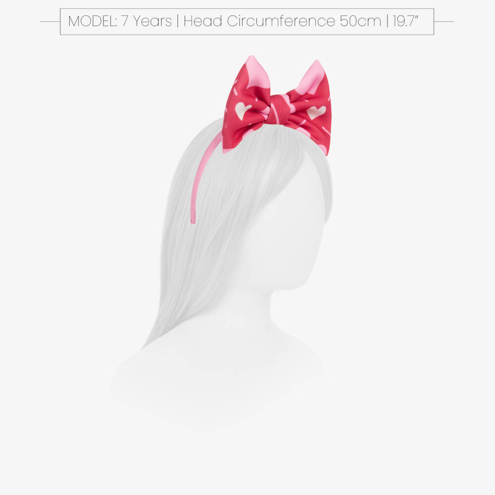 A Dee-Girls Red & Pink Heart Print Hairband | Childrensalon