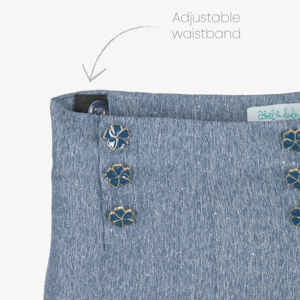 Abel & Lula 5610 Natural Long Sleeve Top, 5719 Aqua Tweed Shorts and 5829 Aqua Jumper In Stock Now