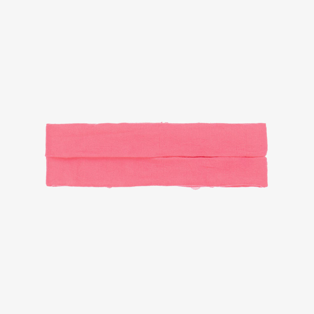 Abel & Lula-Girls Bright Pink Flower Headband | Childrensalon