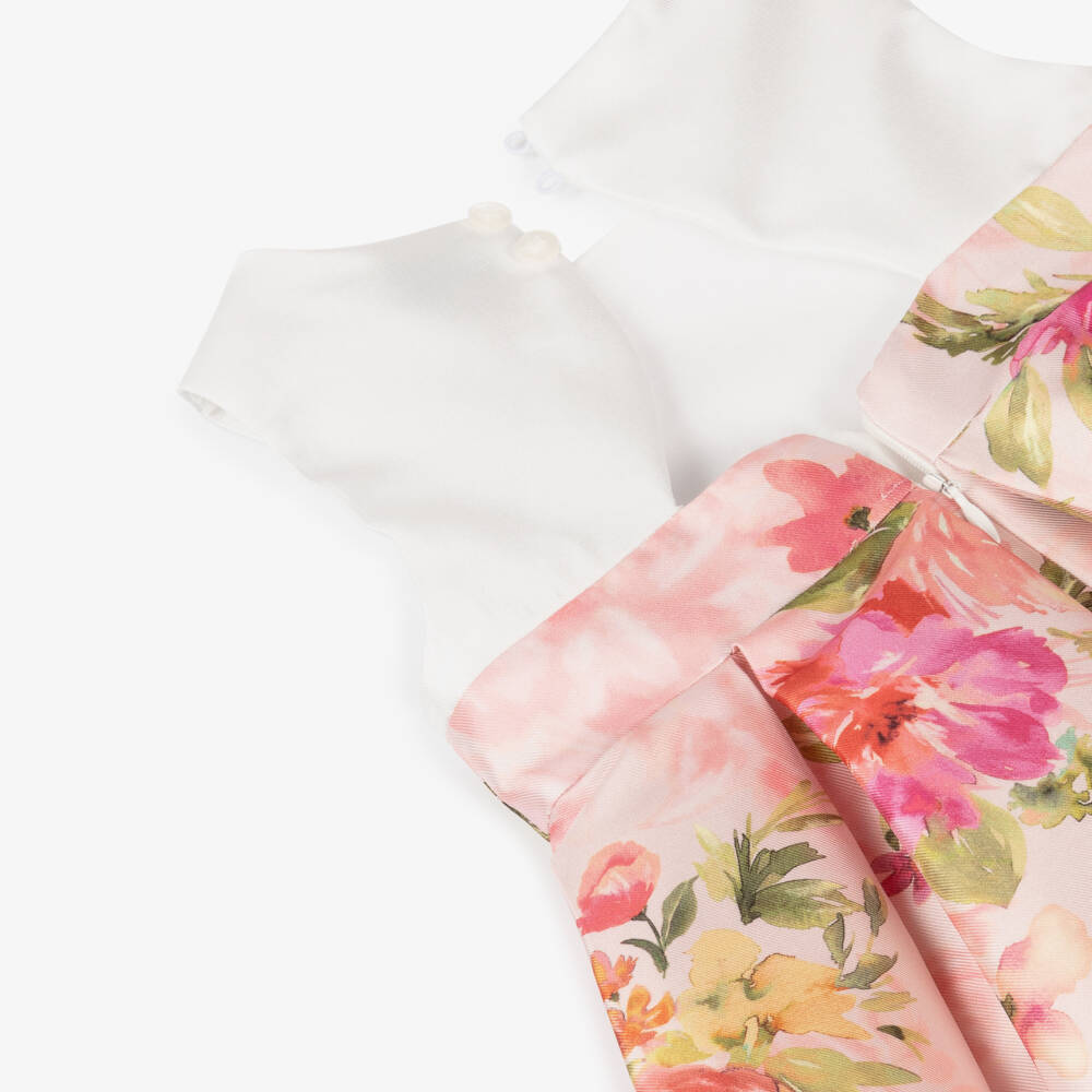 Abel & Lula 5042 Lilac Floral Dress In Stock Now