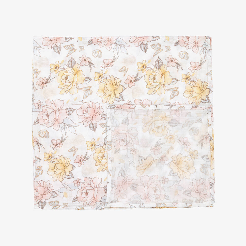 aden + anais-Baby Girls Cotton Muslin Swaddles (4 Pack) | Childrensalon