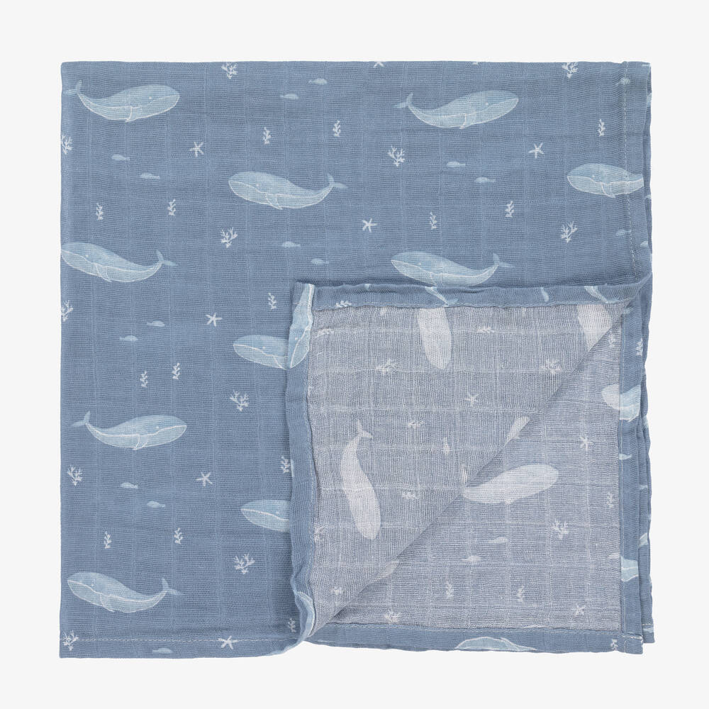 aden + anais-Голубые пеленки из органического хлопкового муслина (3шт.) | Childrensalon