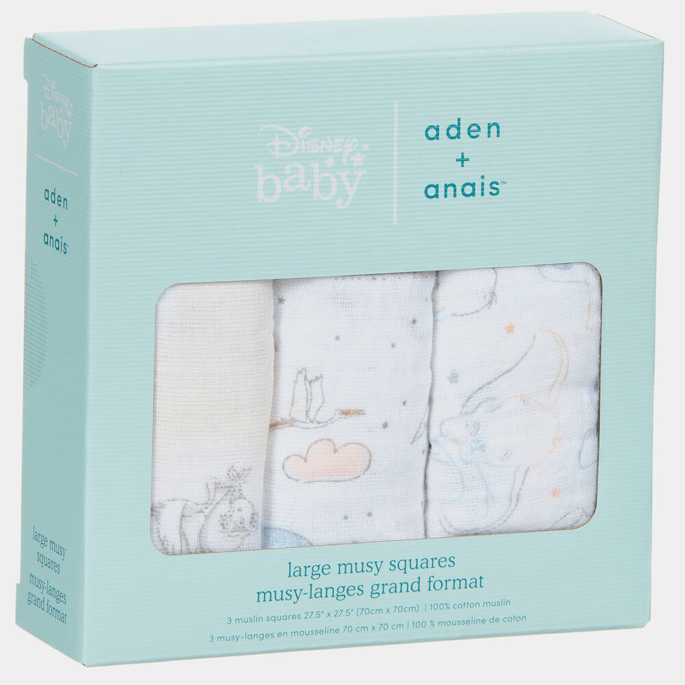 aden + anais-Пеленки Disney из хлопкового муслина (3шт.) | Childrensalon