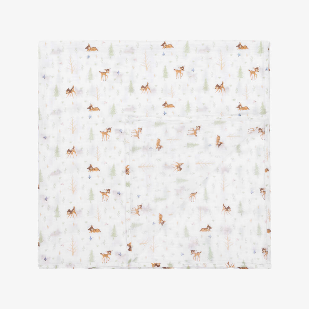 aden + anais-Disney White Muslin Swaddles (4 Pack) | Childrensalon