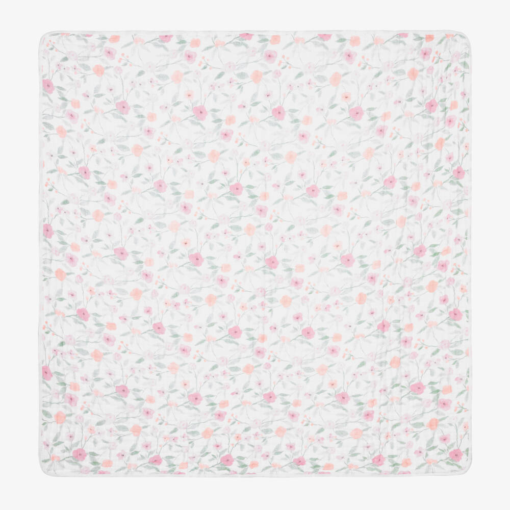 aden + anais-Floral Muslin Blanket (120cm) | Childrensalon