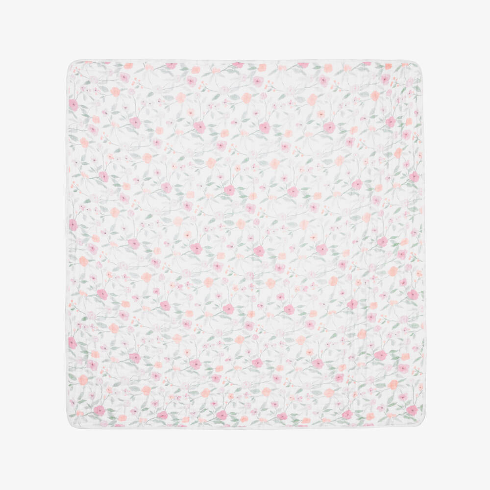aden + anais-Floral Muslin Blanket (120cm) | Childrensalon
