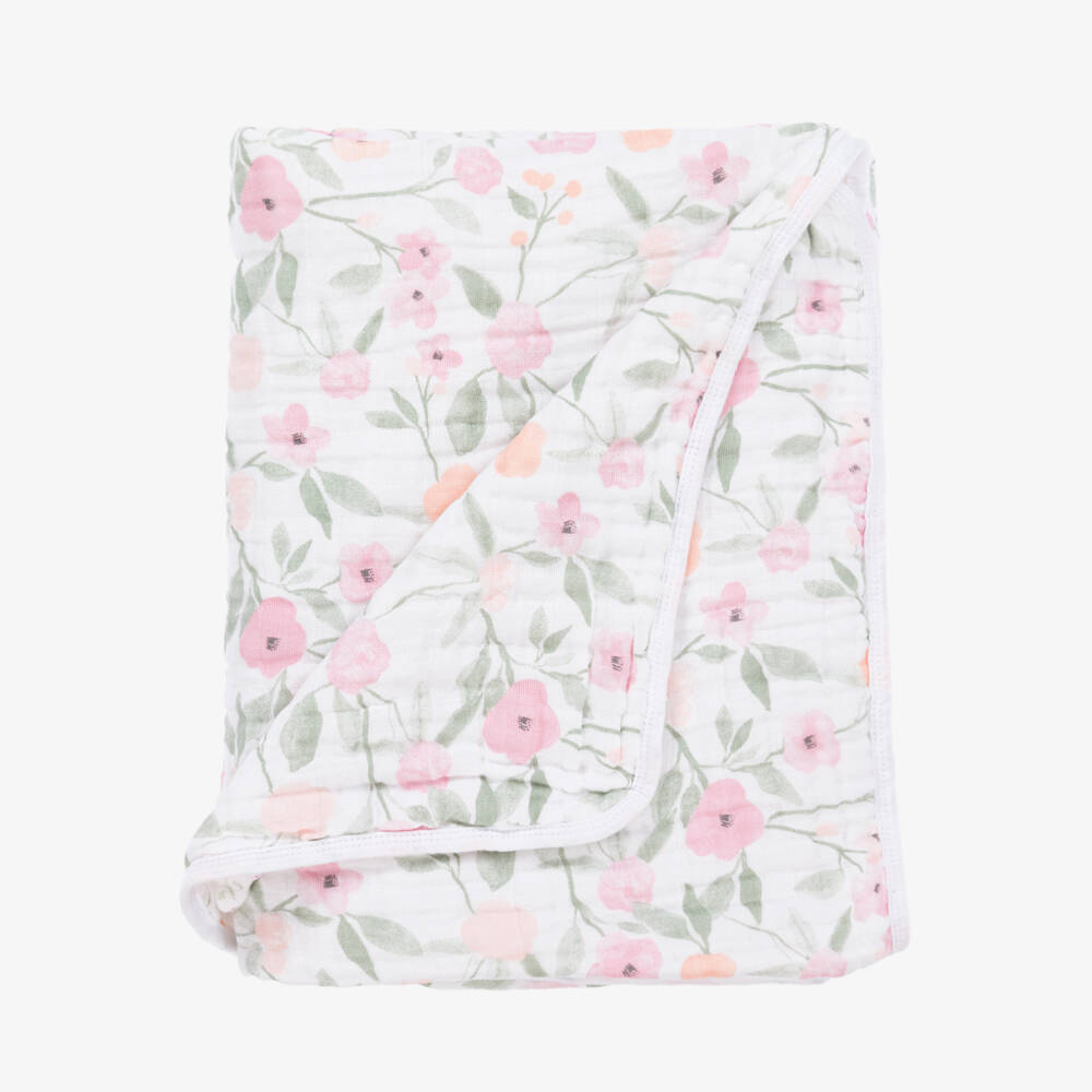 aden + anais-Floral Muslin Blanket (120cm) | Childrensalon