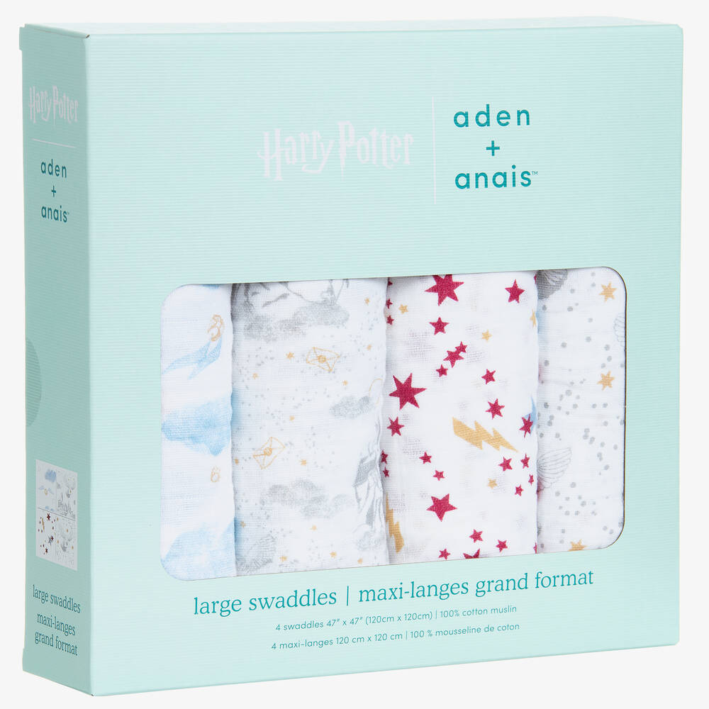 aden + anais-Harry Potter Muslin Swaddles (4 Pack) | Childrensalon