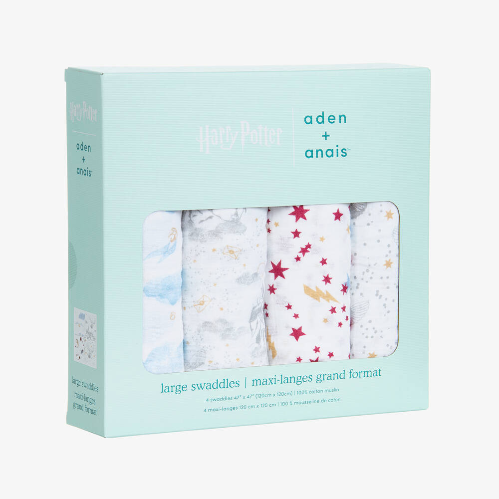 aden + anais-Harry Potter Muslin Swaddles (4 Pack) | Childrensalon