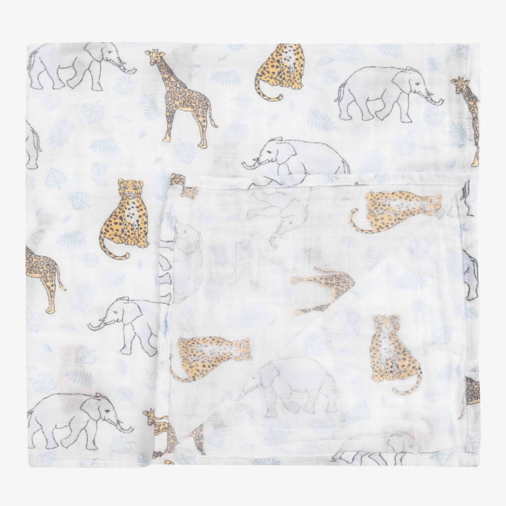 aden + anais-Набор муслиновых салфеток с джунглевыми животными | Childrensalon