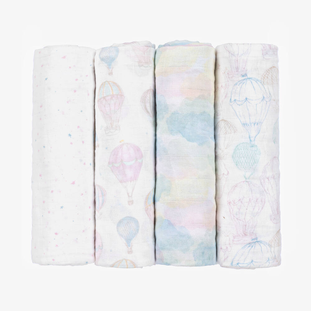 aden + anais-Organic Cotton Muslin Swaddles (4 Pack) | Childrensalon