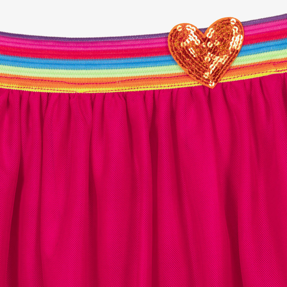 Agatha Ruiz de la Prada-Fuchsia Pink Tulle Skirt for Girls | Childrensalon