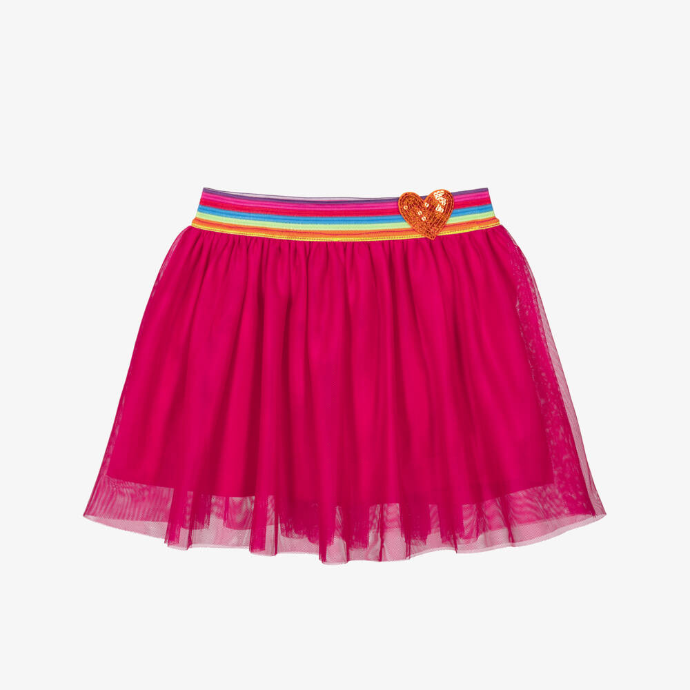 Agatha Ruiz de la Prada-Fuchsia Pink Tulle Skirt for Girls | Childrensalon